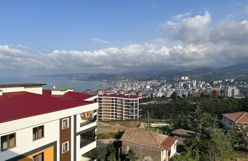 Sea View Flats with Open/closed Kitchens in Trabzon Yalıncak
