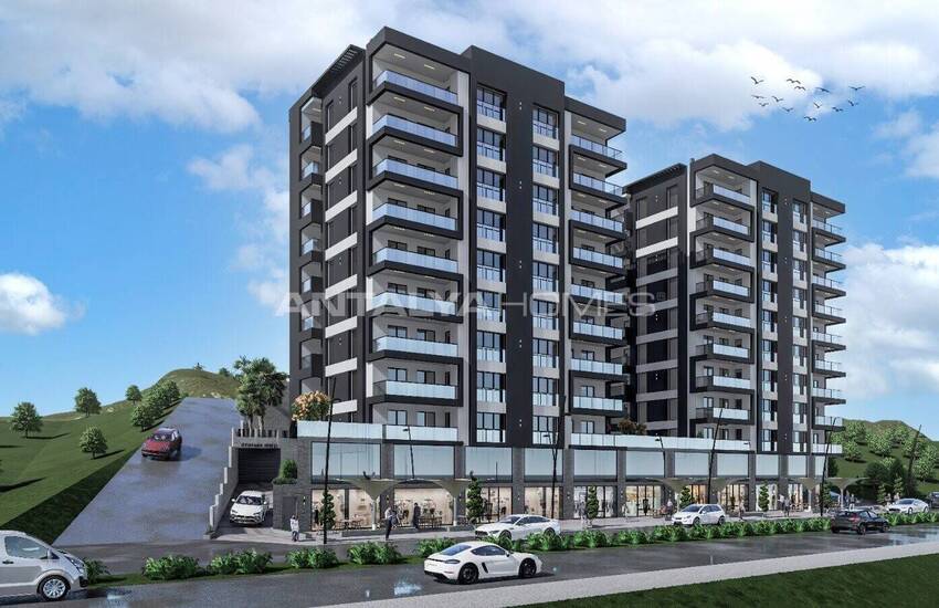 آپارتمان های با دید دریا در یک پروژه مسکن جدید در ترابزون 1