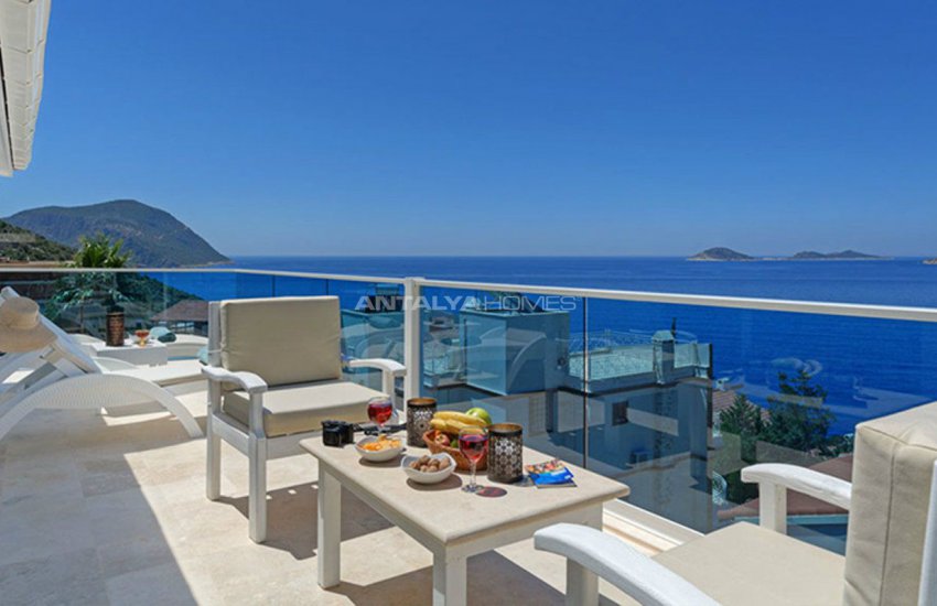 Fantastic Sea View House with a Private Pool in Kalkan 3
