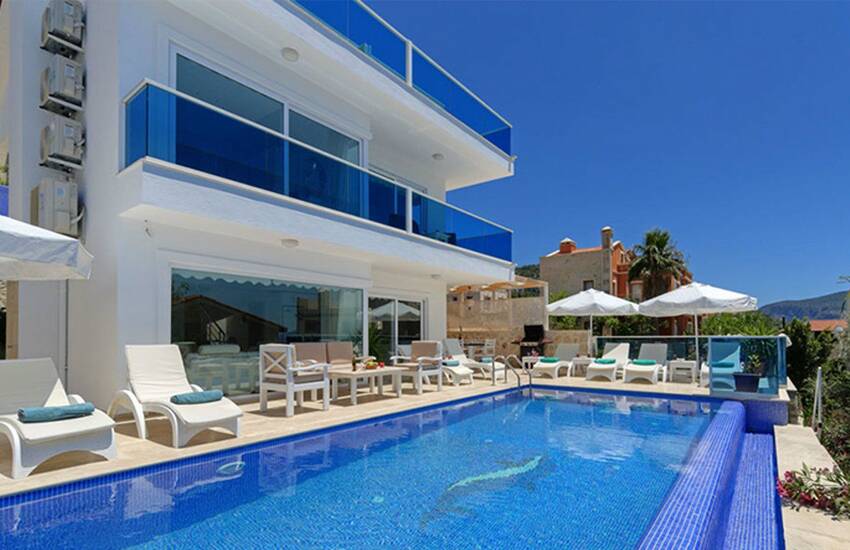 Fantastic Sea View House with a Private Pool in Kalkan 1
