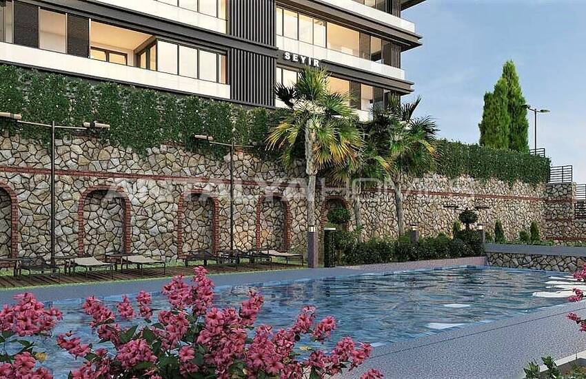 Zeezicht Appartementen In Een Complex Met Een Zwembad In Bursa 1