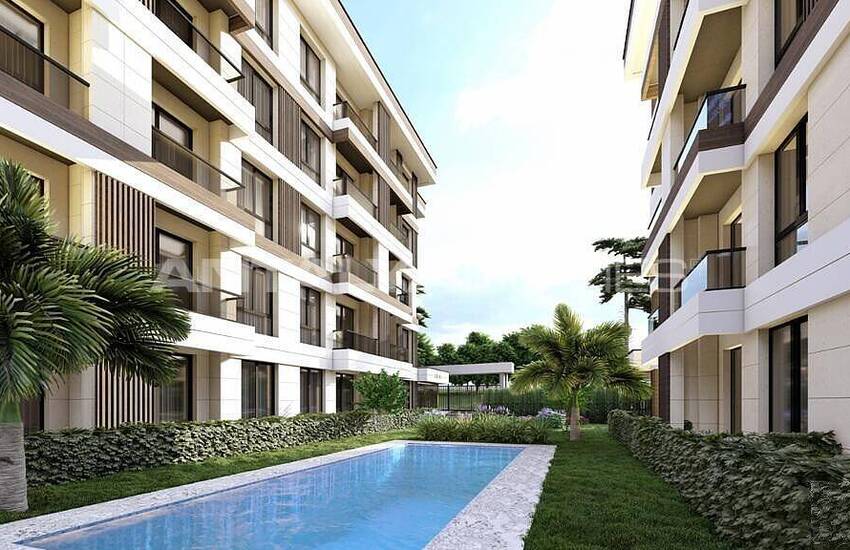 Moderne Flat In Een Complex Met Zwembad In Nilufer Bursa
