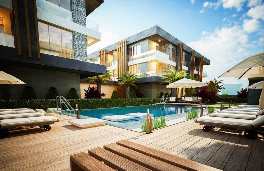 Brand New Luxurious Yalova Flats Nearby Sea Within a Complex
