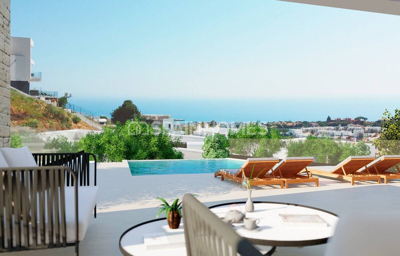 Sea View Houses in a Demanded Neighborhood in Mijas Malaga