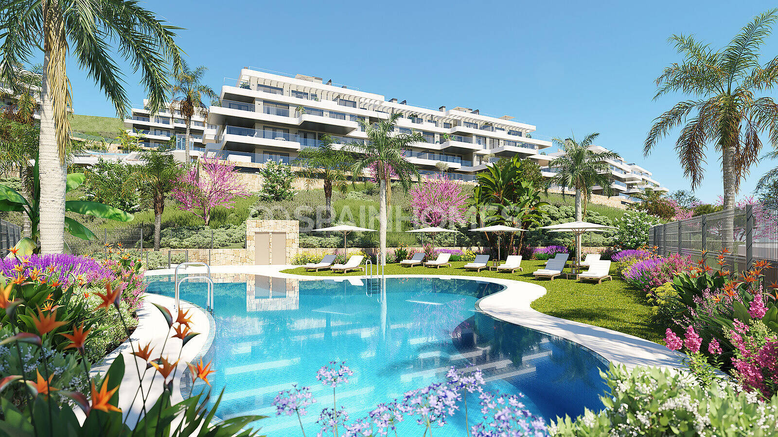 The Sea and Golf View Apartments in a Golf Resort in Mijas Malaga