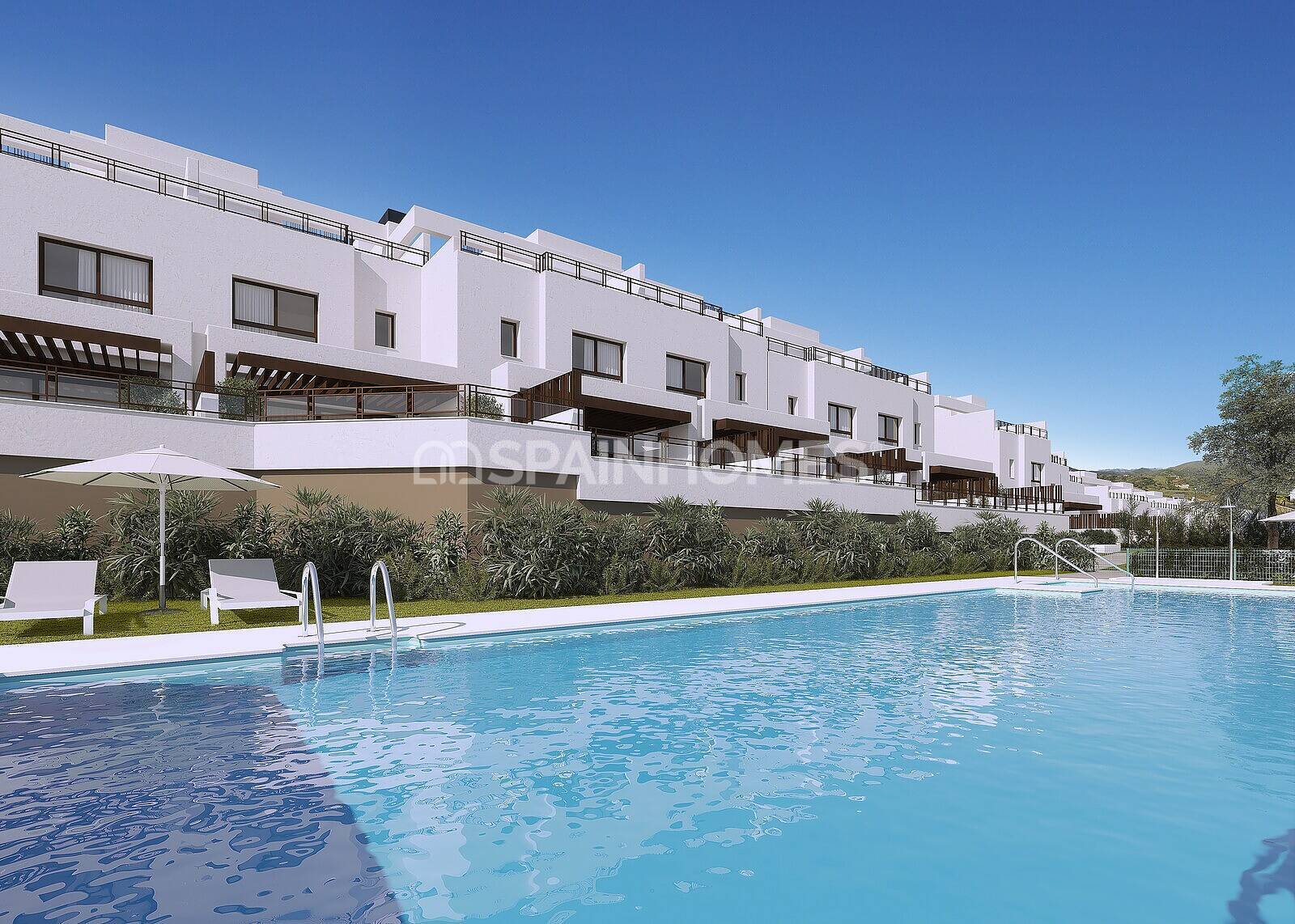Energy Saving Nature View Townhouses for Sale in Mijas Spain