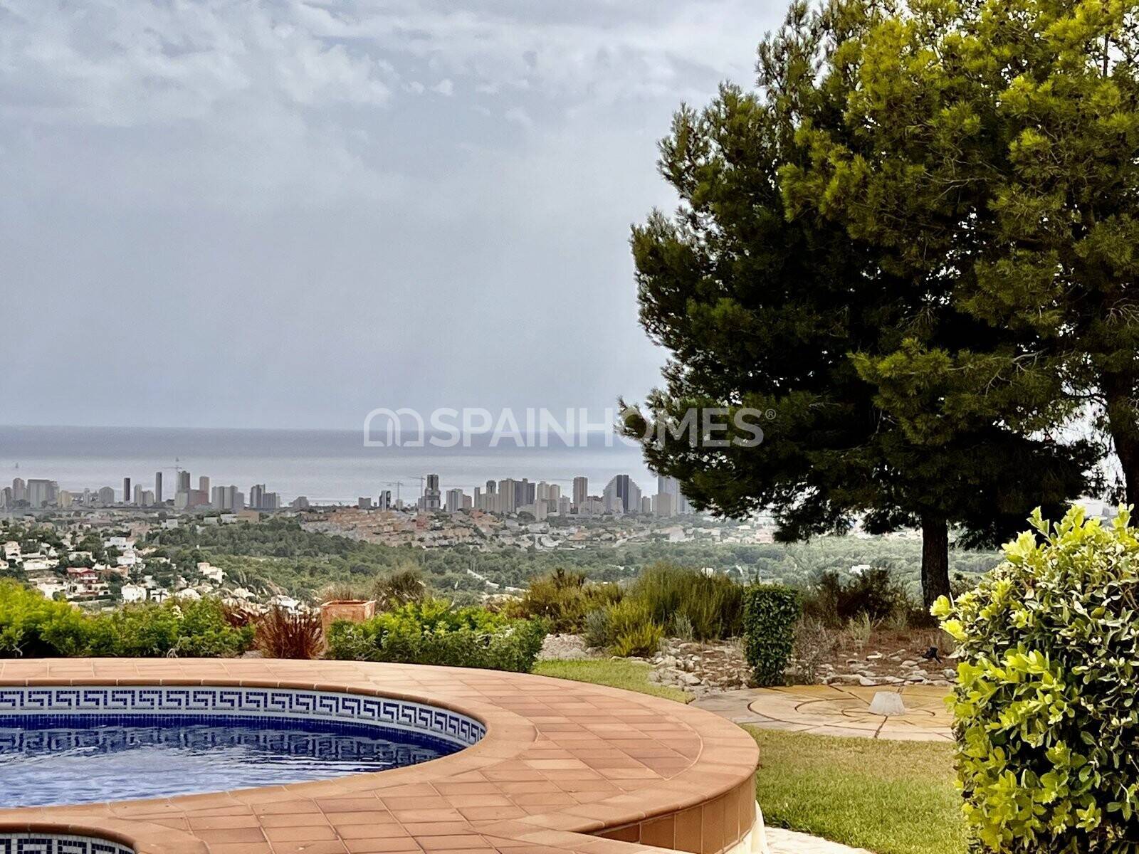 House with Sea View on the Top of Hill in Calpe Alicante