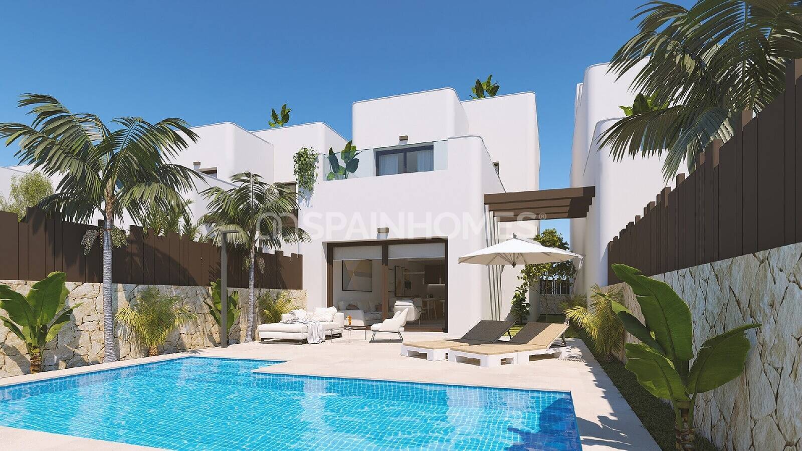 Detached Villas for Sale Near the Beach in Mil Palmeras