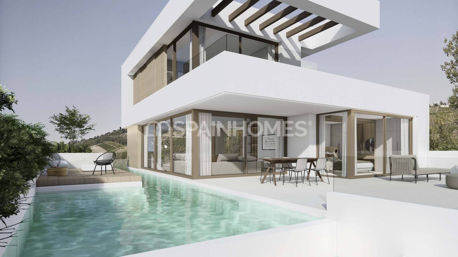 Villas With Sea And City Views In Finestrat Alicante