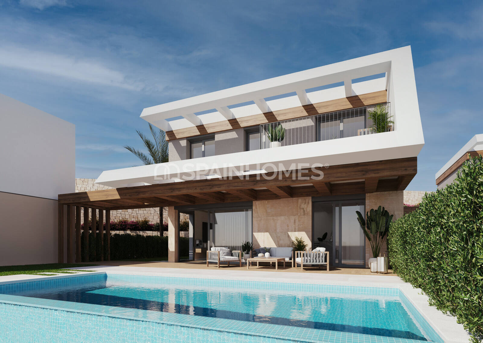 Detached Houses with Private Pools in Polop Alicante