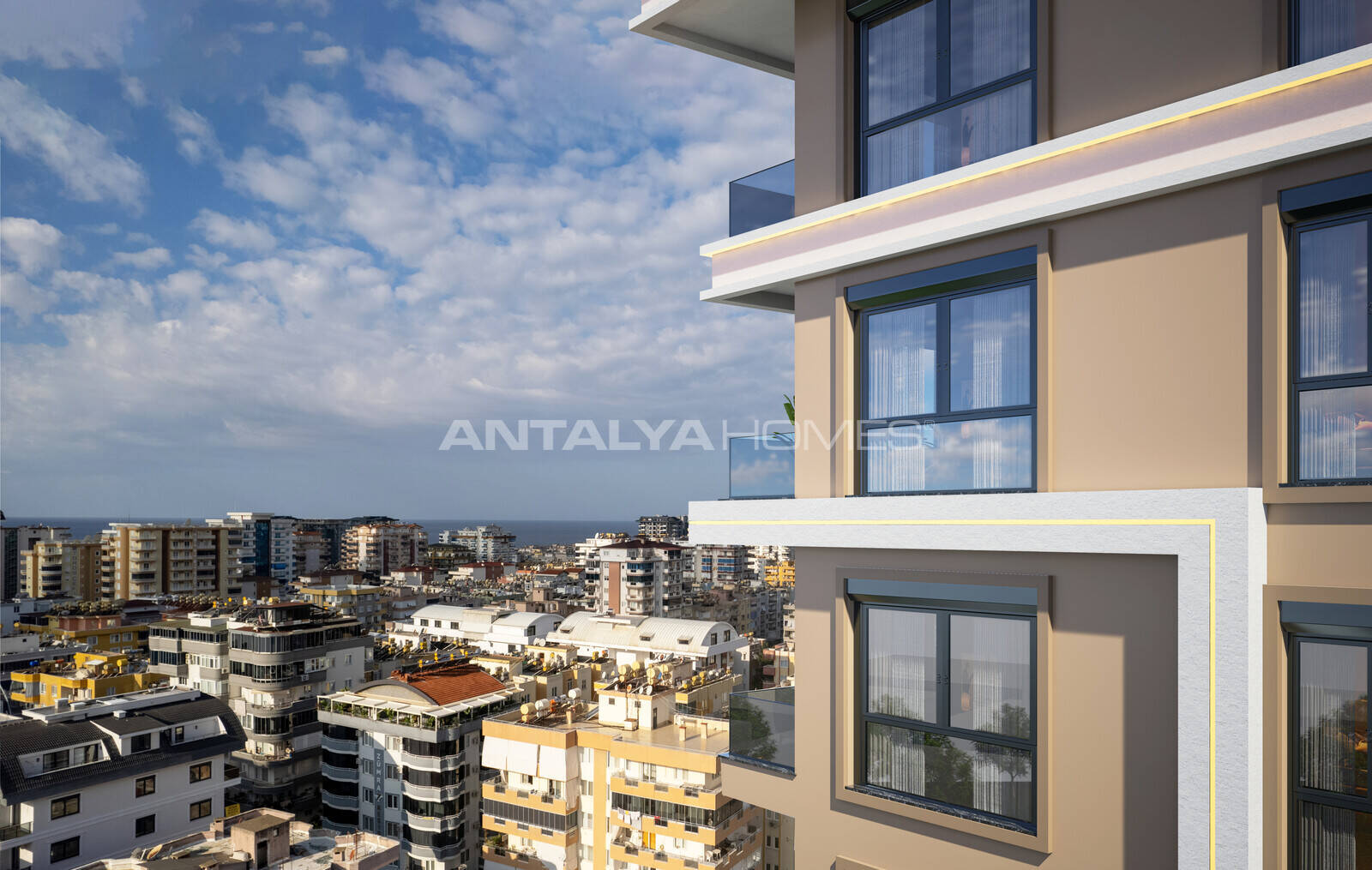 Image showcasing Scenic View Apartments for Sale Near the Sea in Alanya