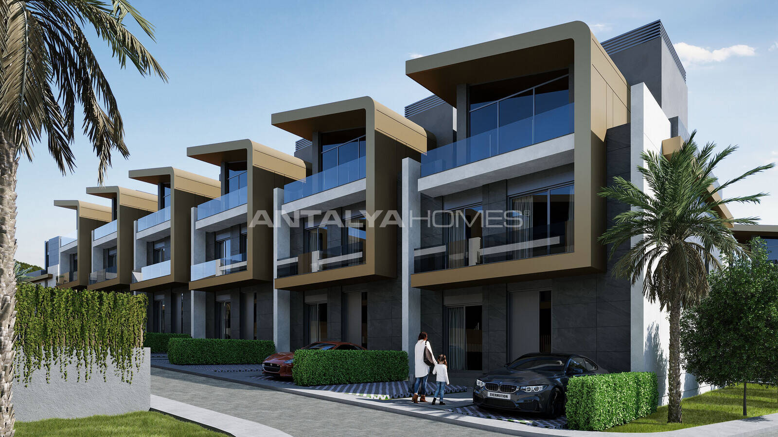 6-Bedroom Houses with Private Pools and Smart Home in Antalya