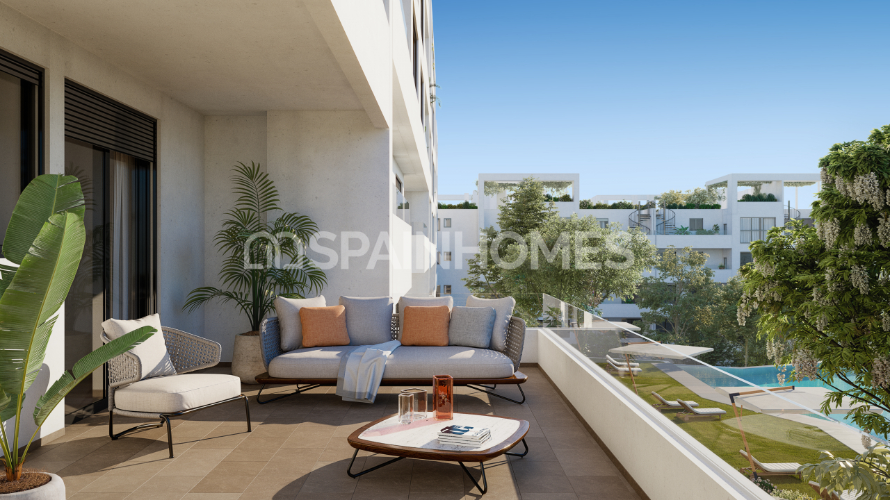 City View Apartments Close to the Beach and Amenities in Estepona - Luxury City View Apartment Rentals Close Beach