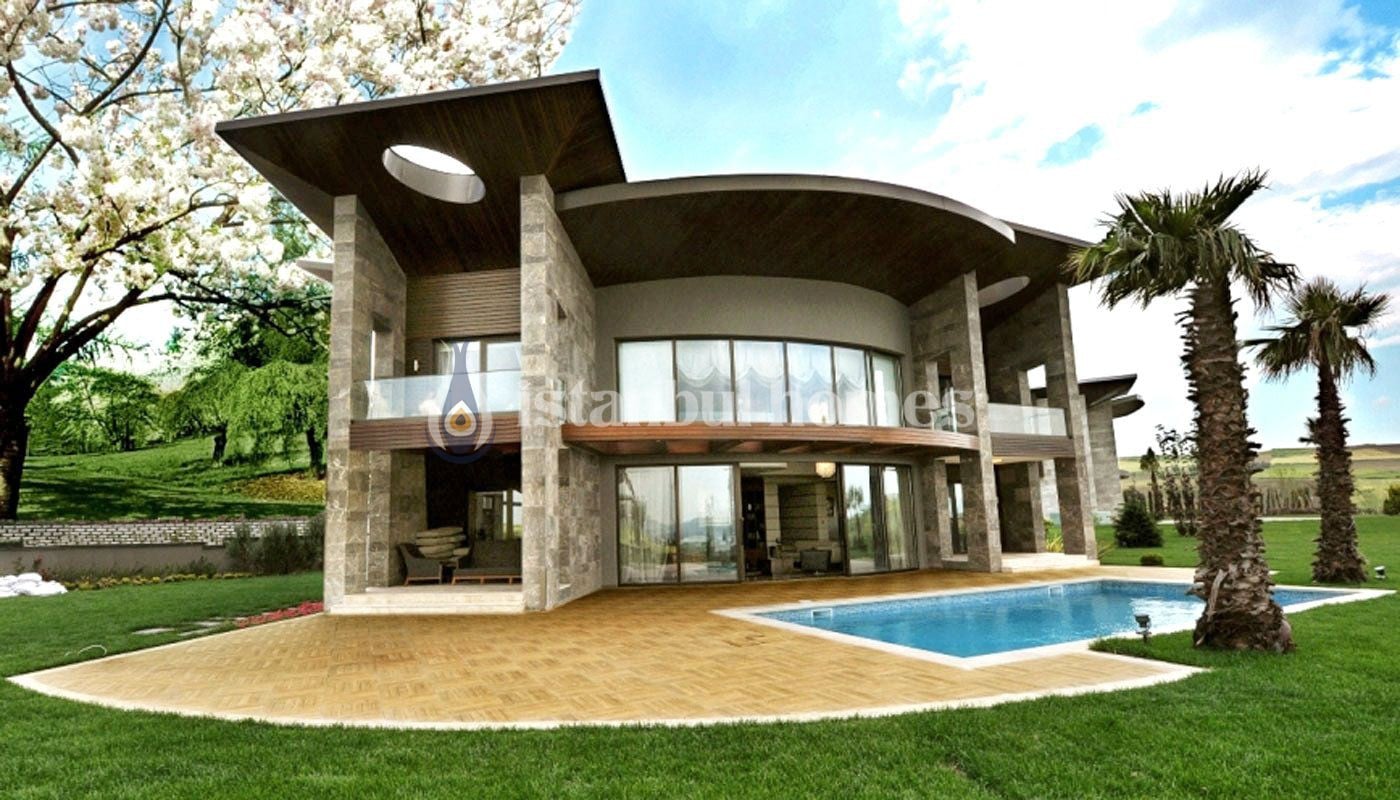 Detached Villas for Sale in Turkey Istanbul with Lake View