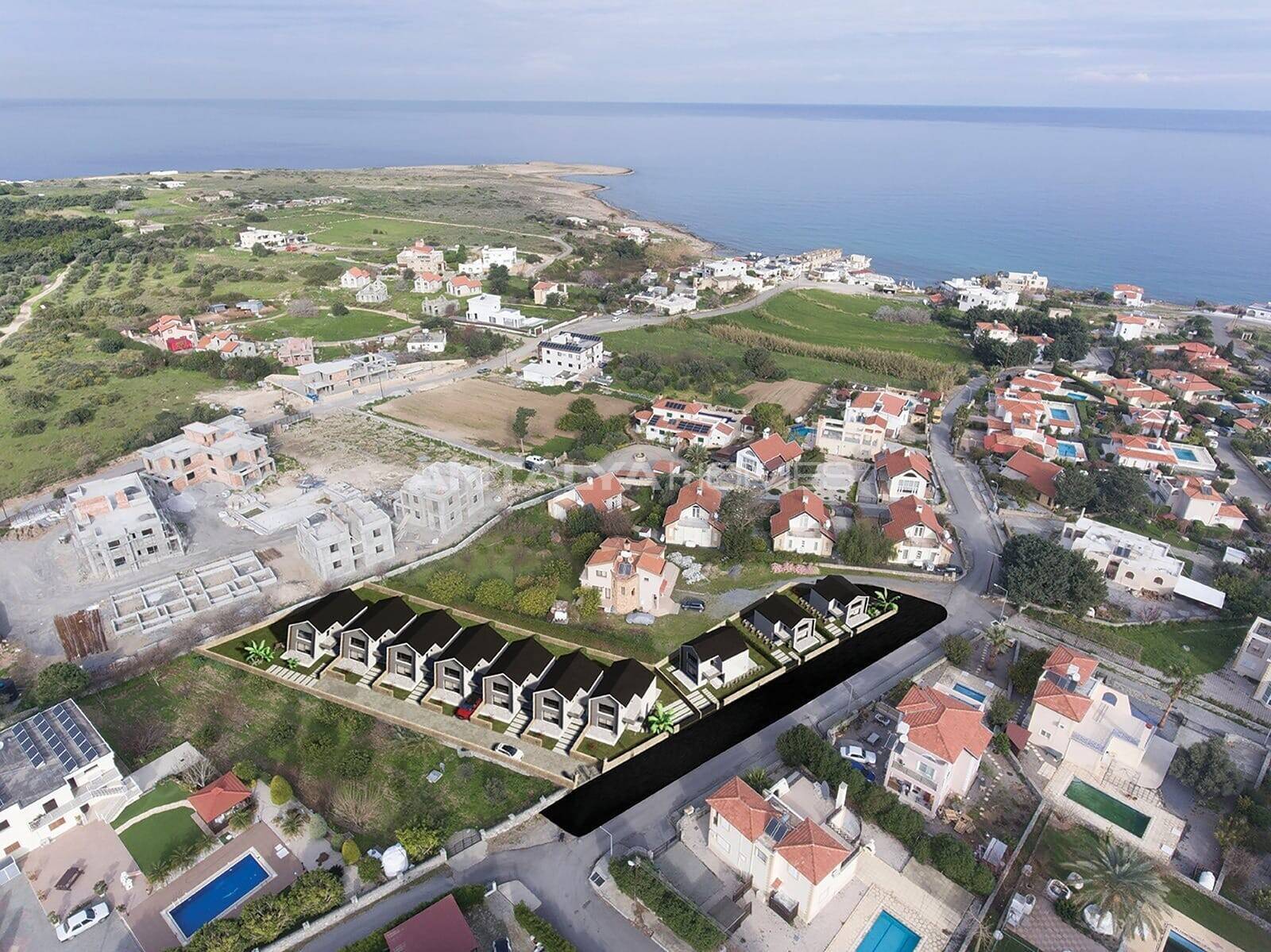 Maisons Neuves Près des Plages de Girne Chypre du Nord