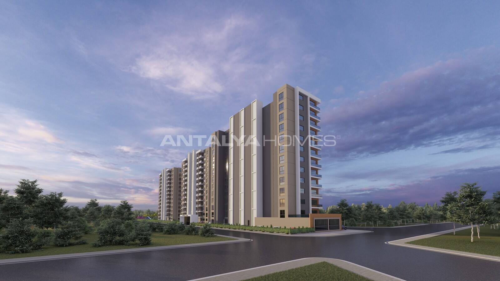 Chic Apartments in a Complex with Aquapark in Mersin Turkey