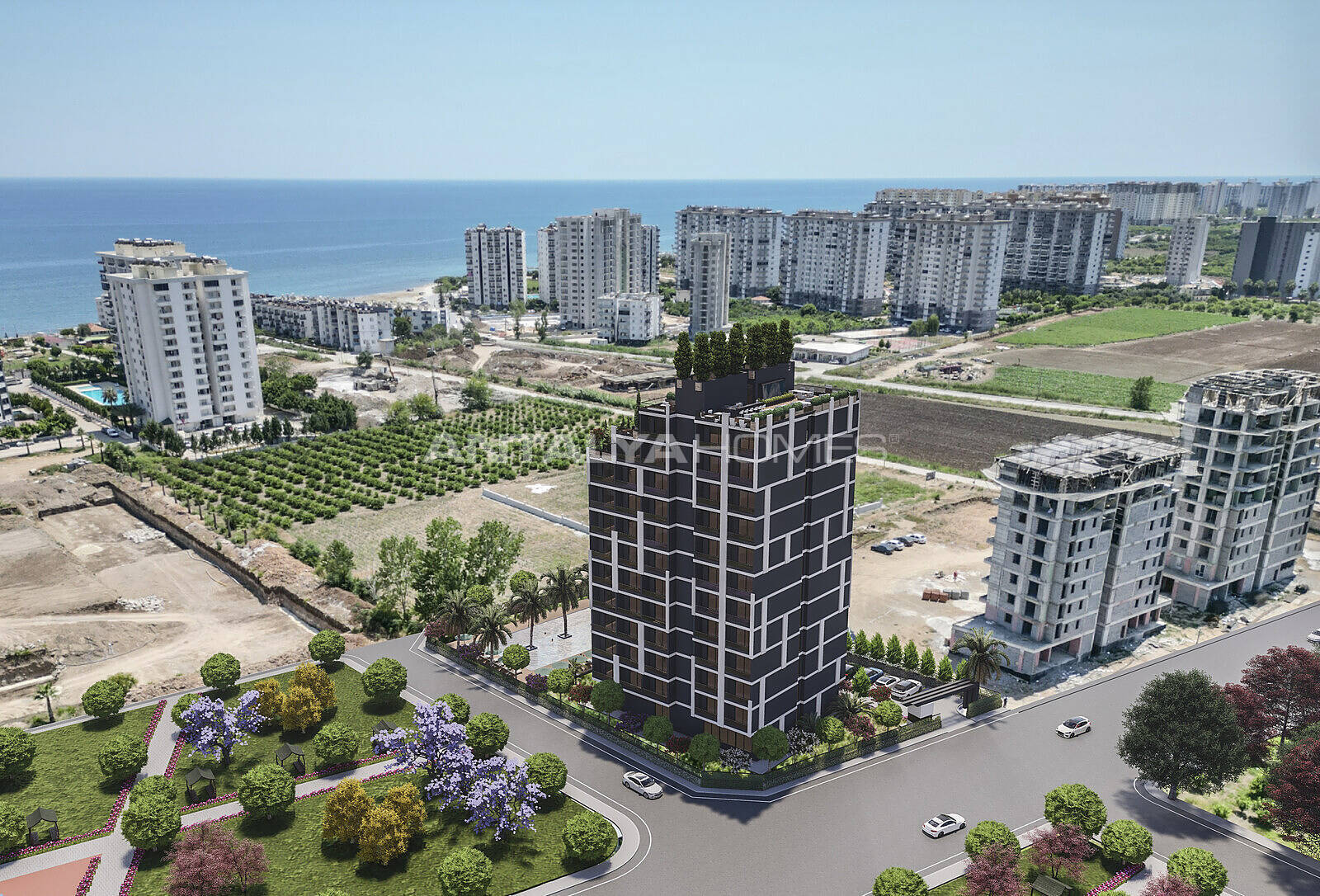 Studio Flats in Mersin Tece Steps from Beach