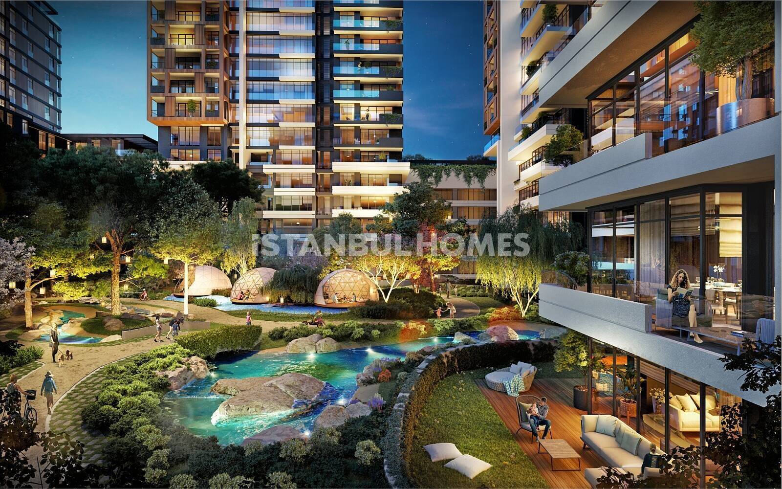 Luxe Real Estate in Exclusive Complex in Uskudar Istanbul