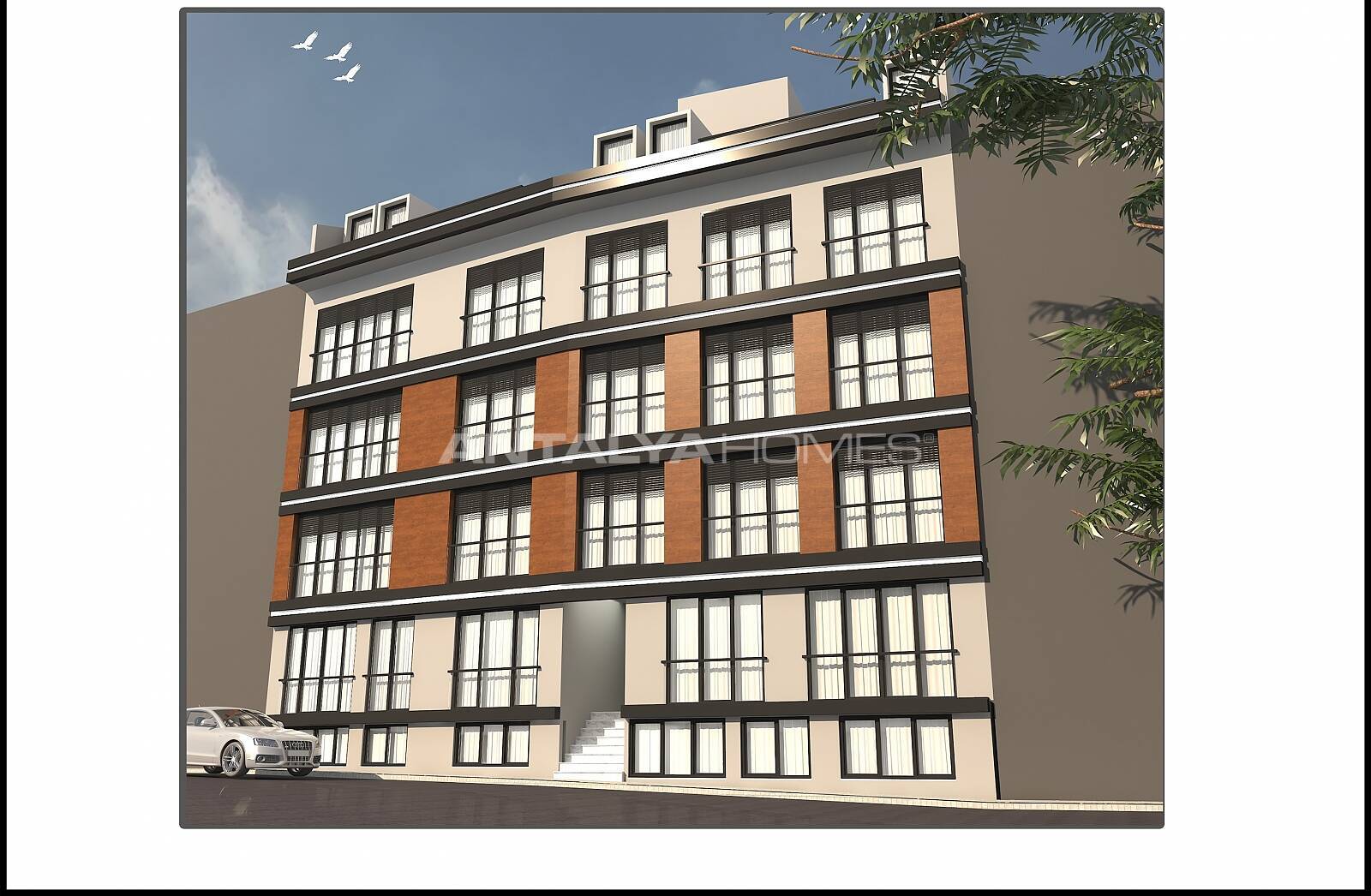 Duplex lägenhet till salu i Istanbul Kadikoy nära havet