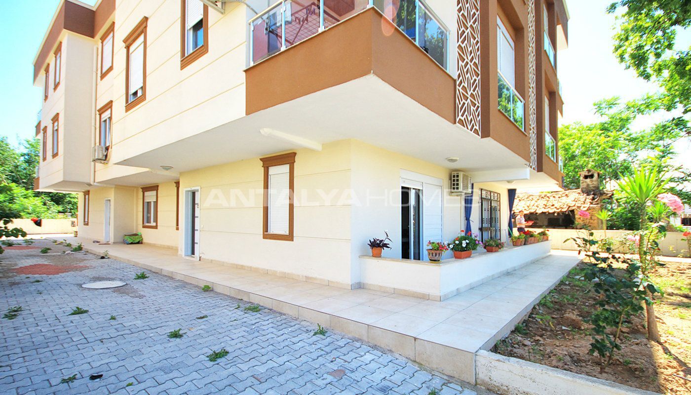 New Cheap Apartment for Sale in Antalya with Kitchen Appliances