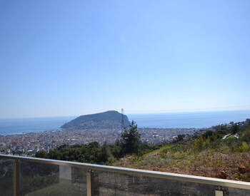 Apartment Mit Meer- Und Stadtblick In Alanya Tepe 1