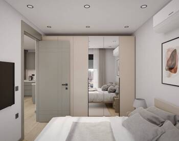 Апартаменты с крытой парковкой в Анталии в районе Муратпаша 3