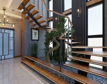 Mersin Yenişehir'de Deniz Manzaralı 4 Yatak Odalı Villalar 3