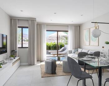 Puerto De Mazarrón'da Güneşlenme Teraslı Yeni Yarı Müstakil Evler 3