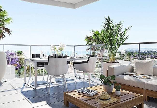 Appartements Avec Meilleures Vues Et Larges Terrasses À Mijas Costa 11