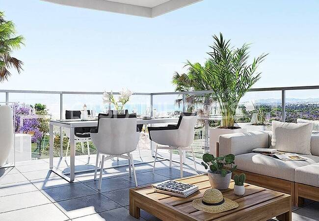 Mijas Costa'da Panoramik Deniz Manzaralı Lüks Daireler 11