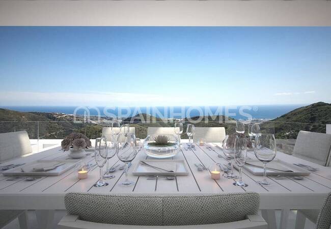 Magnifieke Appartementen Met Uitzicht Op Zee En De Bergen In Marbella