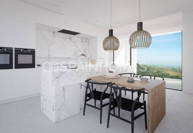 Marbella'da Modern Tasarıma Sahip Havuzlu 2 Katlı Villa 9