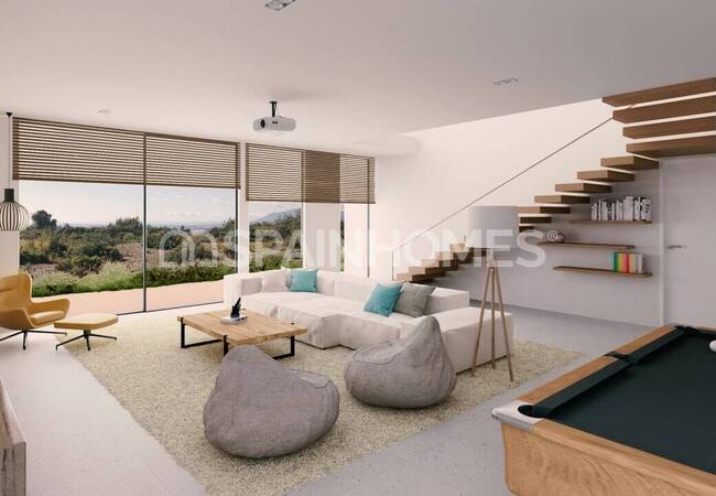 Marbella'da Modern Tasarıma Sahip Havuzlu 2 Katlı Villa 8