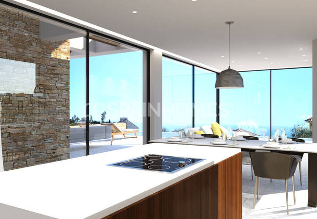 Villas De Calidad Con Vistas Al Mar Y A La Ciudad En Málaga 11
