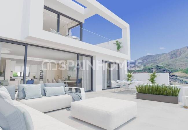 Mijas'ta Güvenlikli Site İçinde Avantajlı Konumlu Golf Daireleri 14