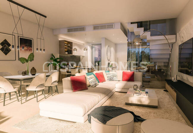 Таунхаусы с Видом на Море в Жилом Комплексе в Манильве 6