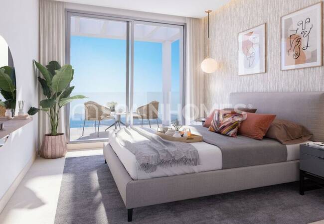 Таунхаусы с Видом на Море в Жилом Комплексе в Манильве 9