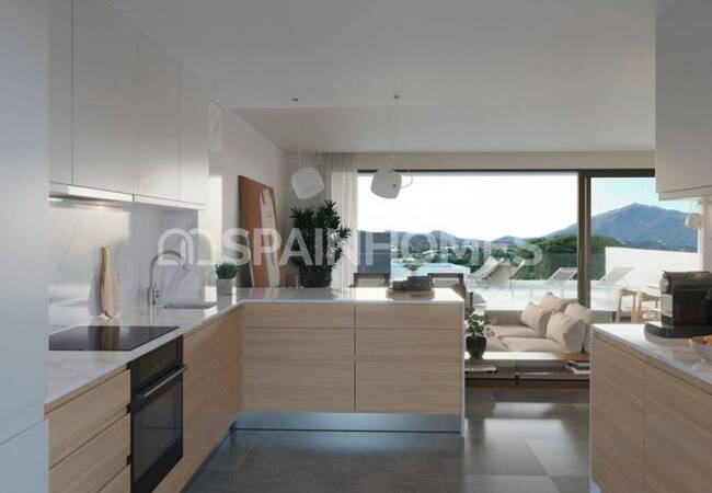 Hus Med 3 Sovrum Med Havsutsikt I Estepona Bredvid Golfbanor 9