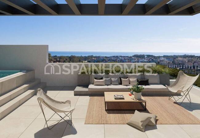 Hus Med 3 Sovrum Med Havsutsikt I Estepona Bredvid Golfbanor 7