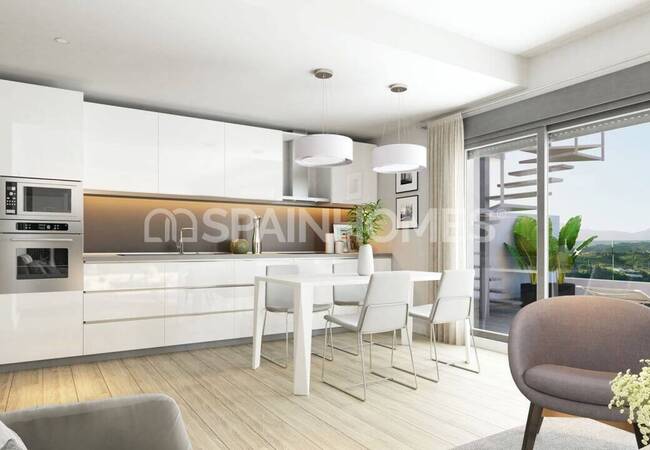 Estepona Golf Sahasına Yakın Doğa Manzaralı Daireler 6