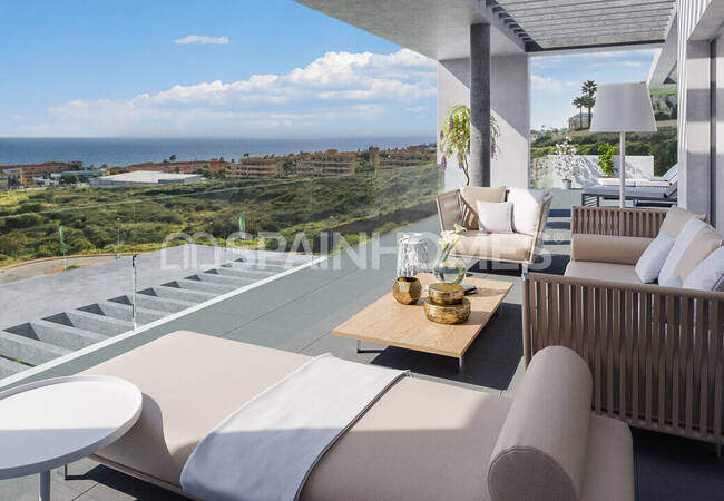 La Cala De Mijas'ta Golf Sahası Yanında Avantajlı Konumlu Daireler 6