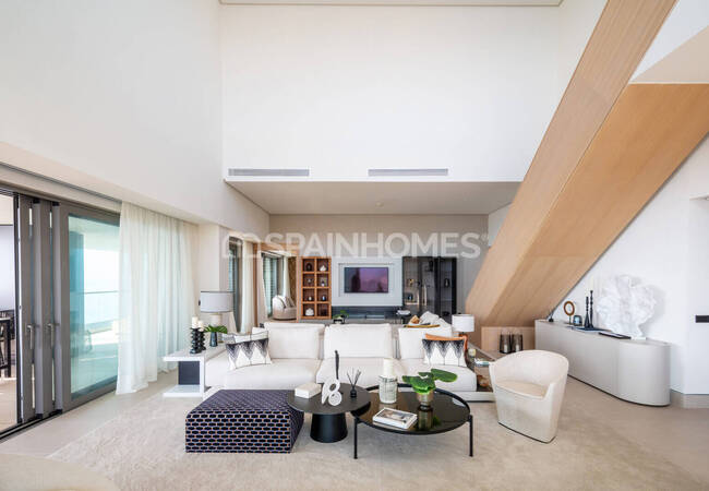 Málaga'da Deniz Manzaralı Modern Tasarımlı Daireler 21