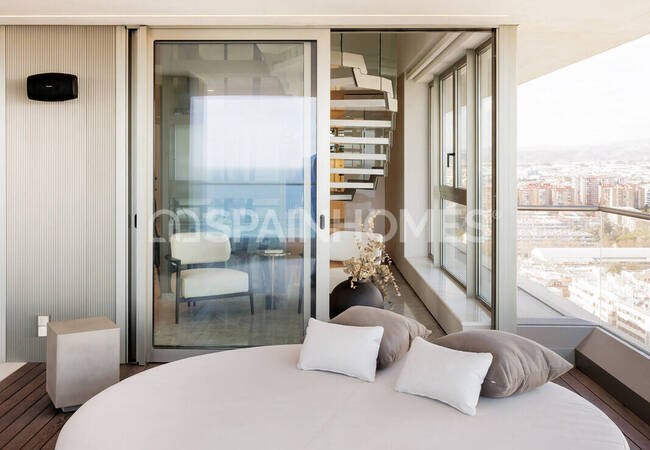 High Ceiling Apartments with Spacious Terraces in Malaga City 25
