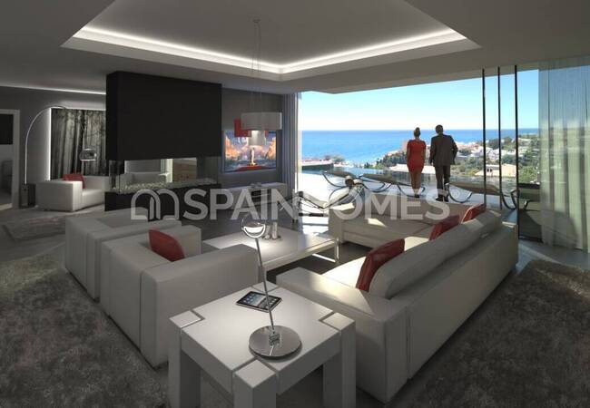 Belles Villas Individuelles Vue Sur Mer À Costa Del Sol 23