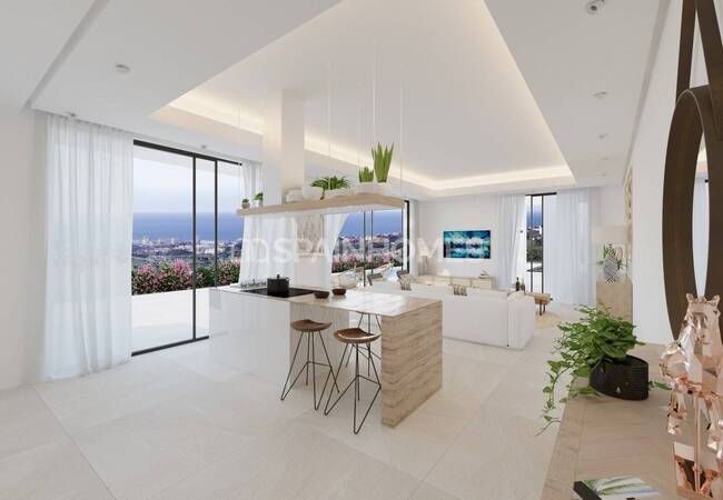 Villas Individuelles Bien Situées Vue Sur Mer À Mijas 8