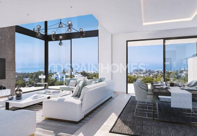 Marbella'nın Talep Gören Bölgesinde Yer Alan Modern Villalar 10