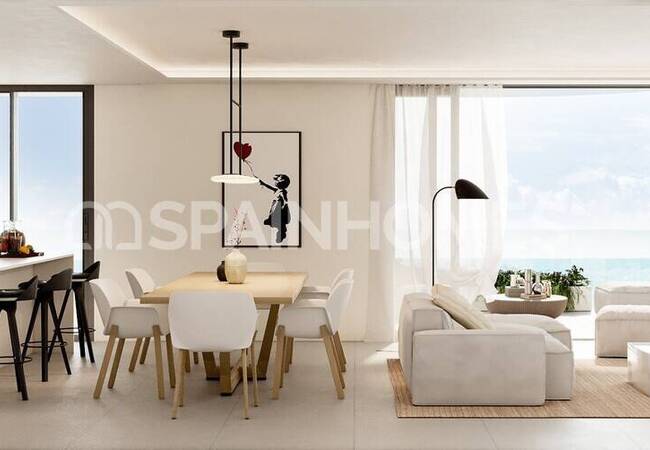 Málaga Estepona’da Plaja Yakın Modern Lüks Daireler 12
