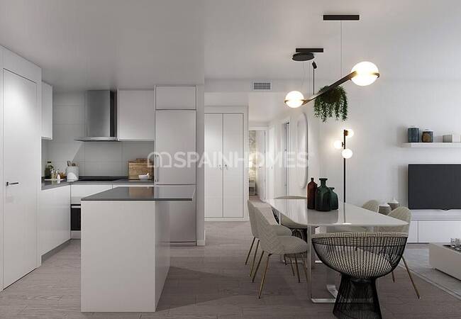 Torrox'ta Sahil Kenarında Şık Tasarımlı Sıfır Daireler 2