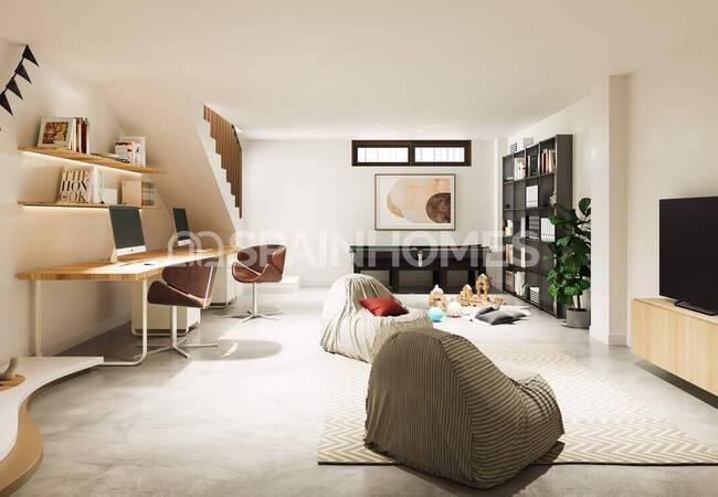 Malaga Campanillas'ta Özel Bahçeli Şık Evler 4