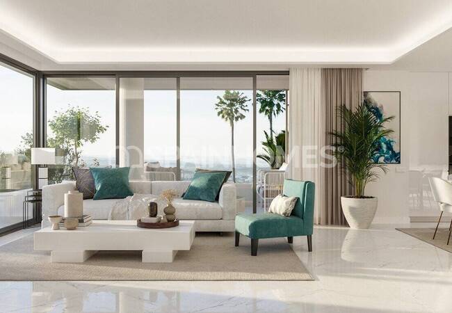 Benalmadena Costa'da Sahile ve Rıhtıma Yakın Sıfır Daireler 4